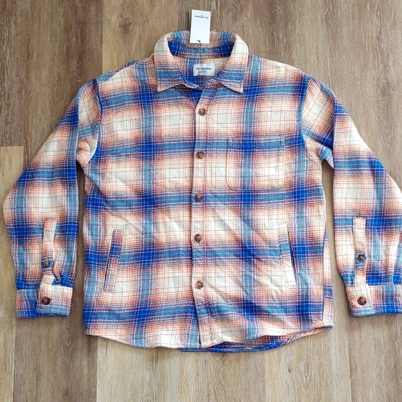 NWT Goodfellow & Co Heavyweight Standard Fit Flannel Button Down Shirt Size L - Picture 1 of 7